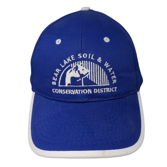 Bear Lake Soil & Water Conservation District Baseball Cap Blue One Size Hit Wear - Picture 1 of 9